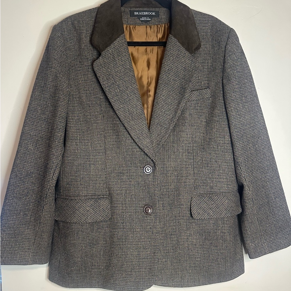 Braebrook Vintage Women's Wool Blazer